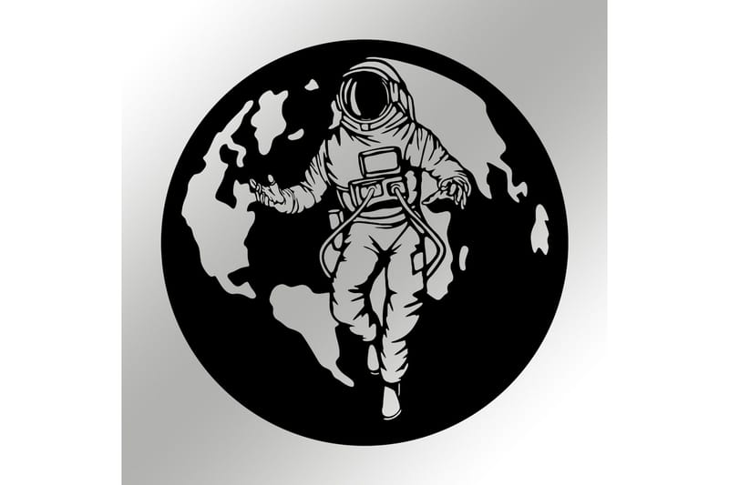 Asti Väggdekor - Svart - Inredning & dekor - Väggdekor - Skyltar - Plåtskylt