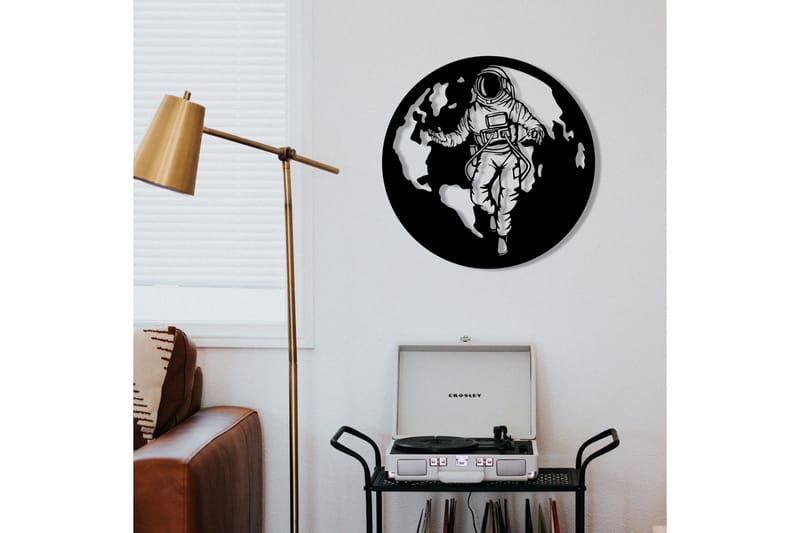 Asti Väggdekor - Svart - Inredning & dekor - Väggdekor - Skyltar - Plåtskylt