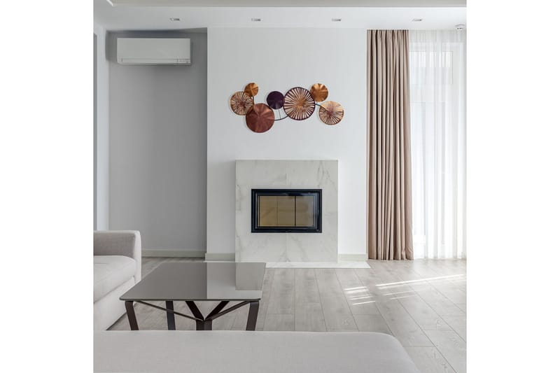 Astrid 2 Väggdekor - Lila/Guld - Inredning & dekor - Väggdekor - Skyltar - Plåtskylt