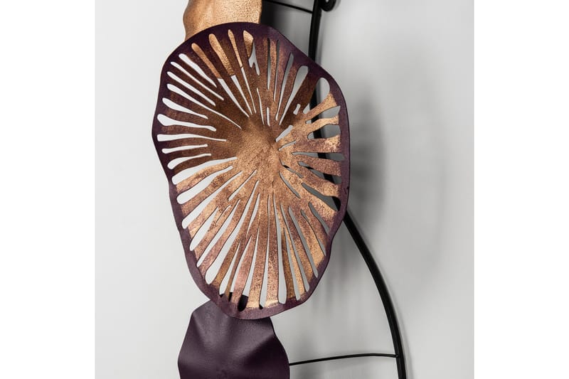 Astrid 2 Väggdekor - Lila/Guld - Inredning & dekor - Väggdekor - Skyltar - Plåtskylt