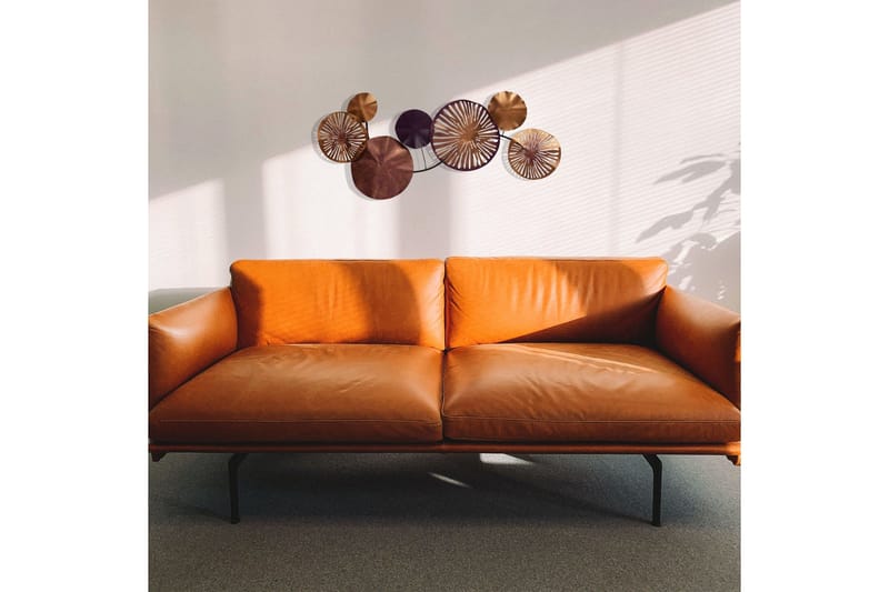 Astrid 2 Väggdekor - Lila/Guld - Inredning & dekor - Väggdekor - Skyltar - Plåtskylt