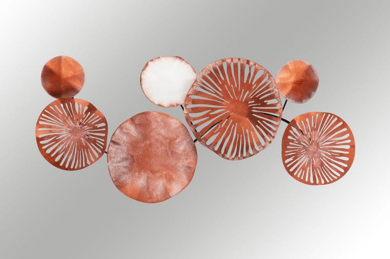 Astrid 4 Väggdekor - Orange - Inredning & dekor - Väggdekor - Skyltar - Plåtskylt