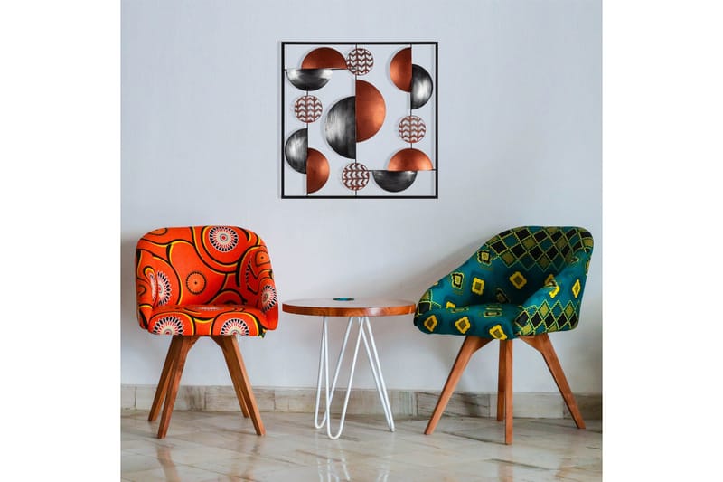 Aurora 4 Väggdekor - Röd - Inredning & dekor - Väggdekor - Skyltar - Plåtskylt