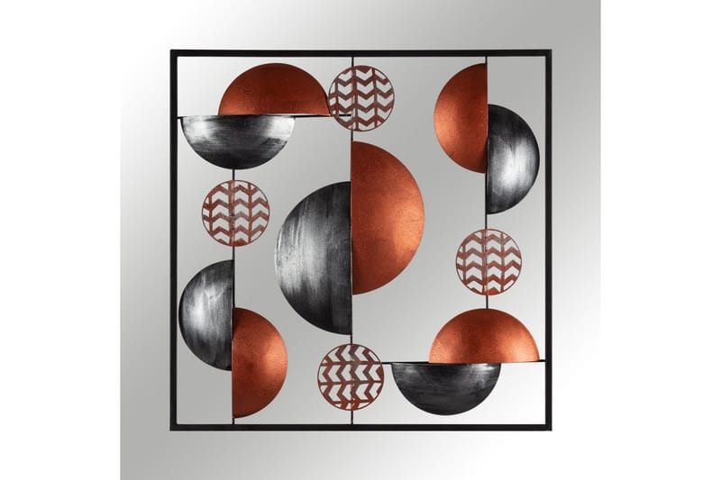 Aurora 4 Väggdekor - Röd - Inredning & dekor - Väggdekor - Skyltar - Plåtskylt