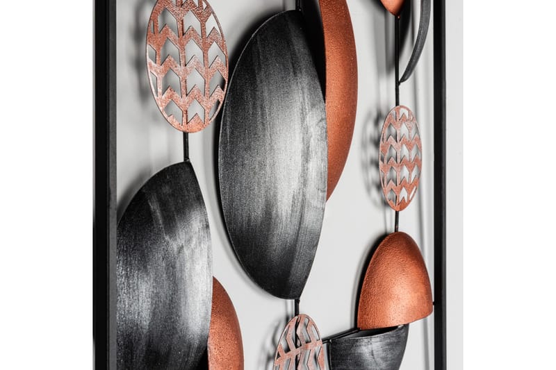 Aurora 4 Väggdekor - Röd - Inredning & dekor - Väggdekor - Skyltar - Plåtskylt