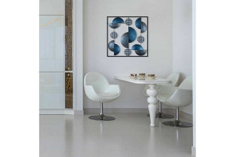 Aurora 5 Väggdekor - Blå - Inredning & dekor - Väggdekor - Skyltar - Plåtskylt