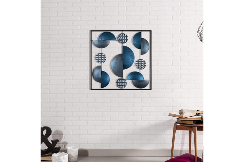 Aurora 5 Väggdekor - Blå - Inredning & dekor - Väggdekor - Skyltar - Plåtskylt