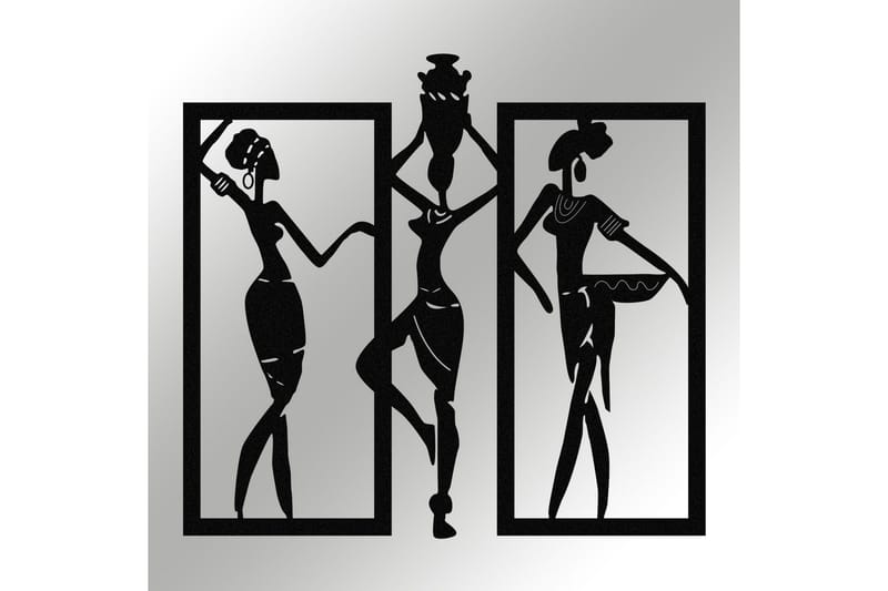 Aurora Väggdekor - Svart - Inredning & dekor - Väggdekor - Skyltar - Plåtskylt