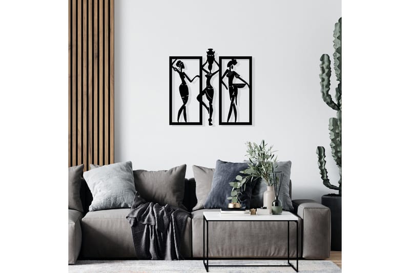 Aurora Väggdekor - Svart - Inredning & dekor - Väggdekor - Skyltar - Plåtskylt