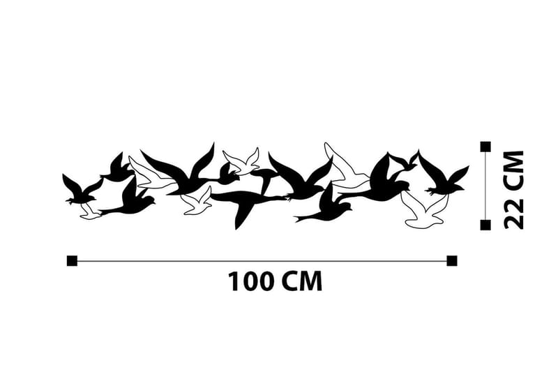 Bellissimo Väggdekor - Svart - Inredning & dekor - Väggdekor - Skyltar - Plåtskylt