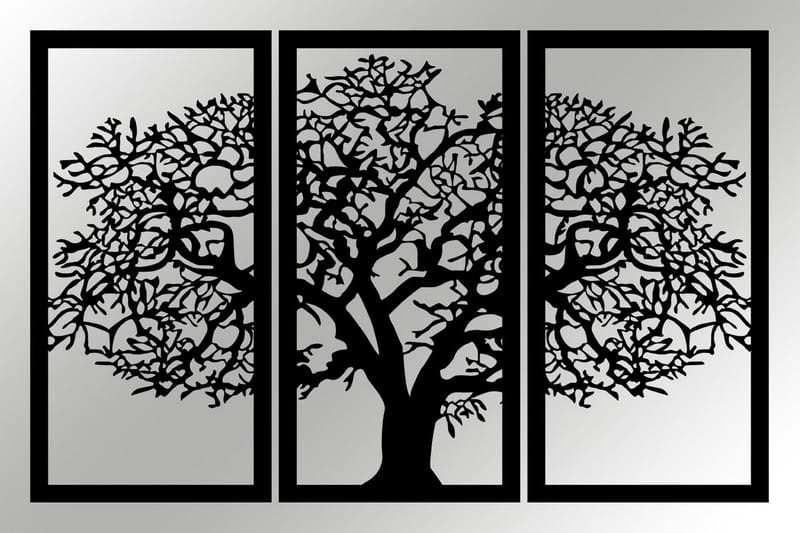 Berceste 2 Väggdekor - Svart - Inredning & dekor - Väggdekor - Skyltar - Plåtskylt