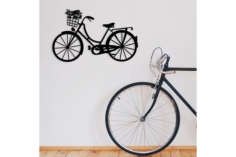 Bike Väggdekor - Svart - Inredning & dekor - Väggdekor - Skyltar - Plåtskylt