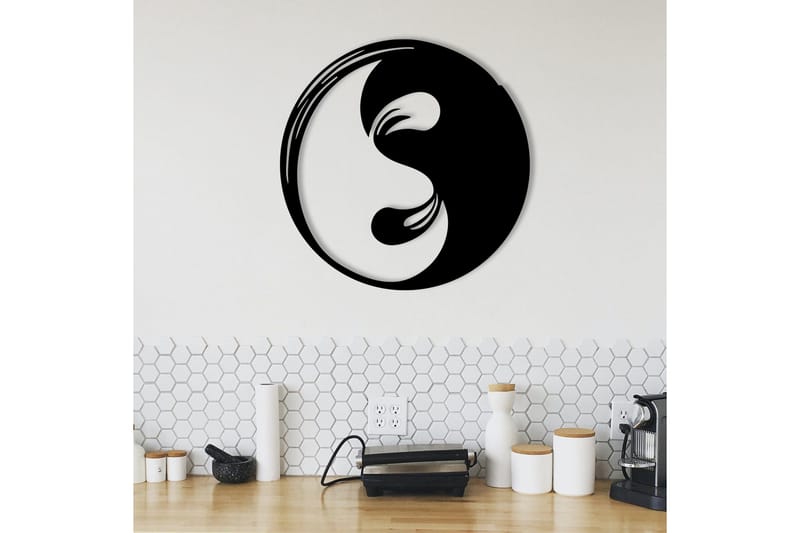 Boni Väggdekor - Svart - Inredning & dekor - Väggdekor - Skyltar - Plåtskylt