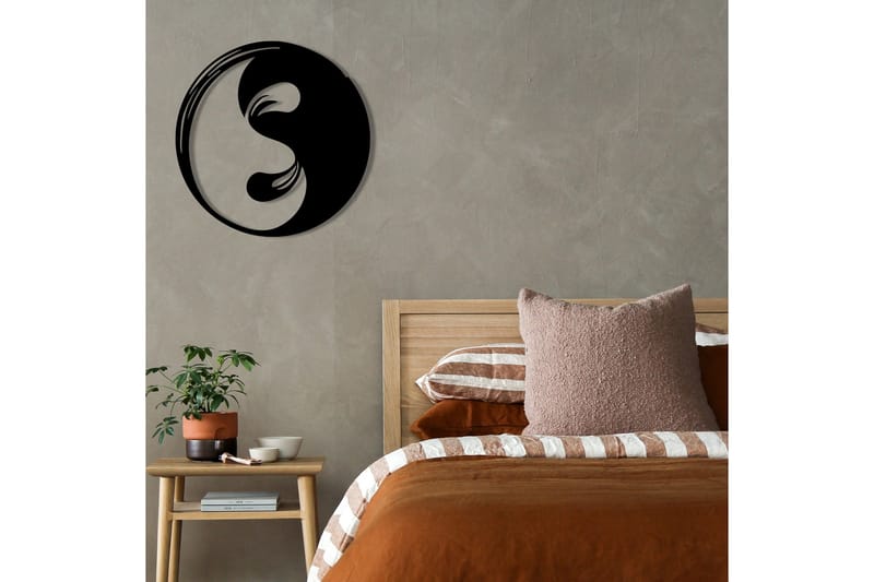 Boni Väggdekor - Svart - Inredning & dekor - Väggdekor - Skyltar - Plåtskylt