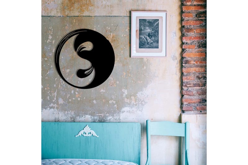 Boni Väggdekor - Svart - Inredning & dekor - Väggdekor - Skyltar - Plåtskylt