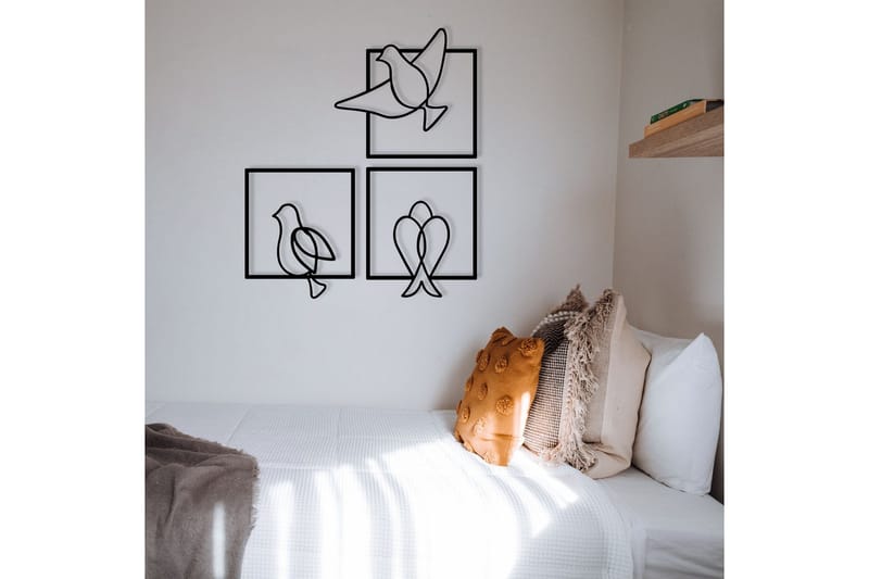 Bonita Väggdekor - Svart - Inredning & dekor - Väggdekor - Skyltar - Plåtskylt