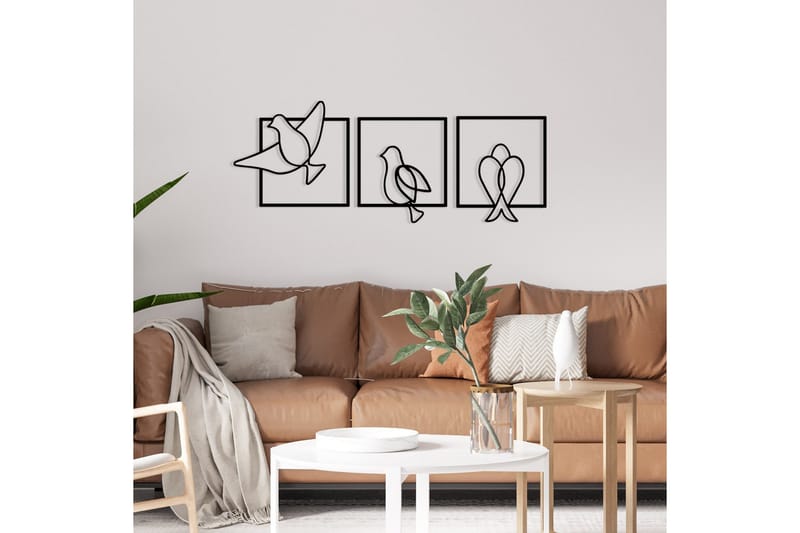 Bonita Väggdekor - Svart - Inredning & dekor - Väggdekor - Skyltar - Plåtskylt