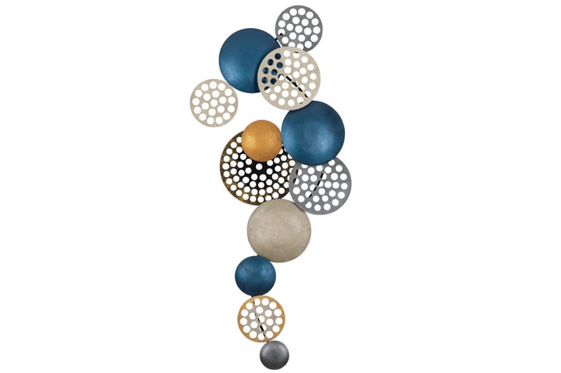 Bronte - Väggdekor - Blå/Champagne/Orange - Inredning & dekor - Väggdekor - Skyltar - Plåtskylt