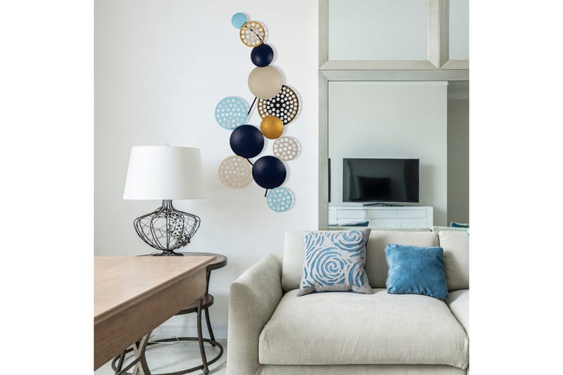 Bronte Väggdekor - Flerfärgad - Inredning & dekor - Väggdekor - Skyltar - Plåtskylt