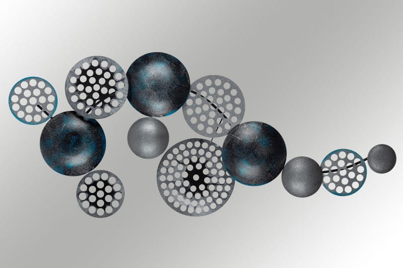 Bronte - Väggdekor - Grå/Turkos - Inredning & dekor - Väggdekor - Skyltar - Plåtskylt