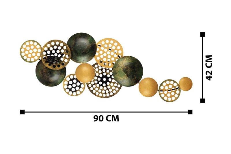 Bronte - Väggdekor - Grå/Turkos - Inredning & dekor - Väggdekor - Skyltar - Plåtskylt