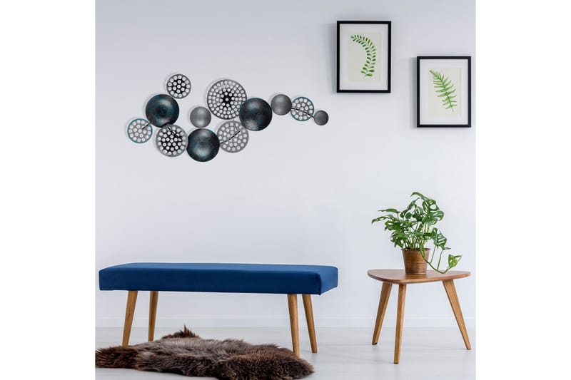 Bronte - Väggdekor - Grå/Turkos - Inredning & dekor - Väggdekor - Skyltar - Plåtskylt