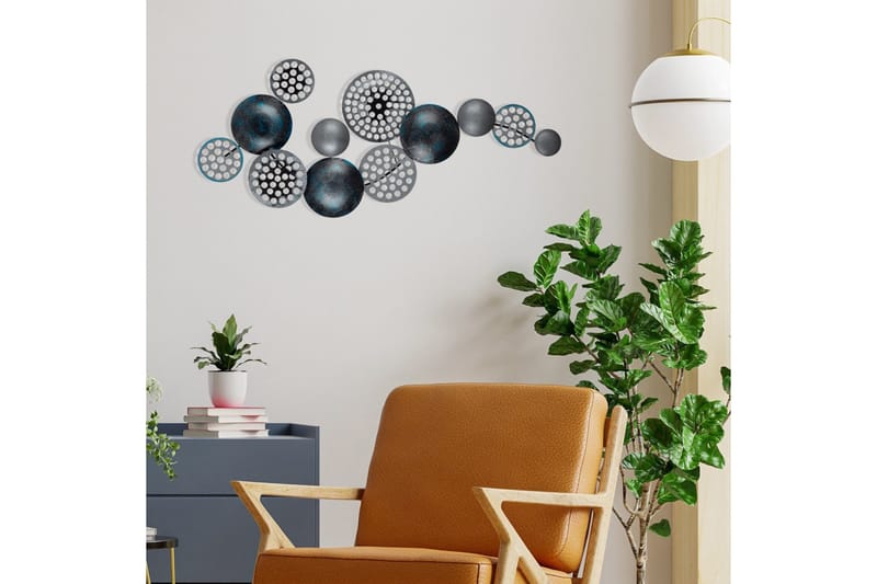 Bronte - Väggdekor - Grå/Turkos - Inredning & dekor - Väggdekor - Skyltar - Plåtskylt