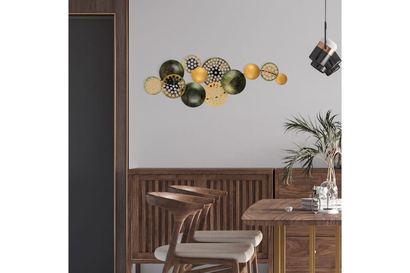 Bronte - Väggdekor - Orange/Grön - Inredning & dekor - Väggdekor - Skyltar - Plåtskylt