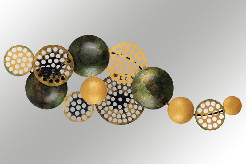 Bronte - Väggdekor - Orange/Grön - Inredning & dekor - Väggdekor - Skyltar - Plåtskylt