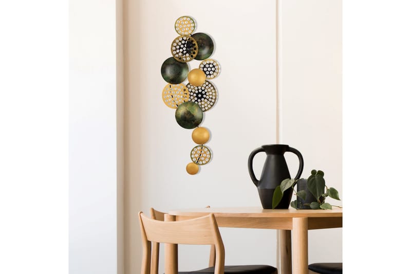 Bronte - Väggdekor - Orange/Grön - Inredning & dekor - Väggdekor - Skyltar - Plåtskylt