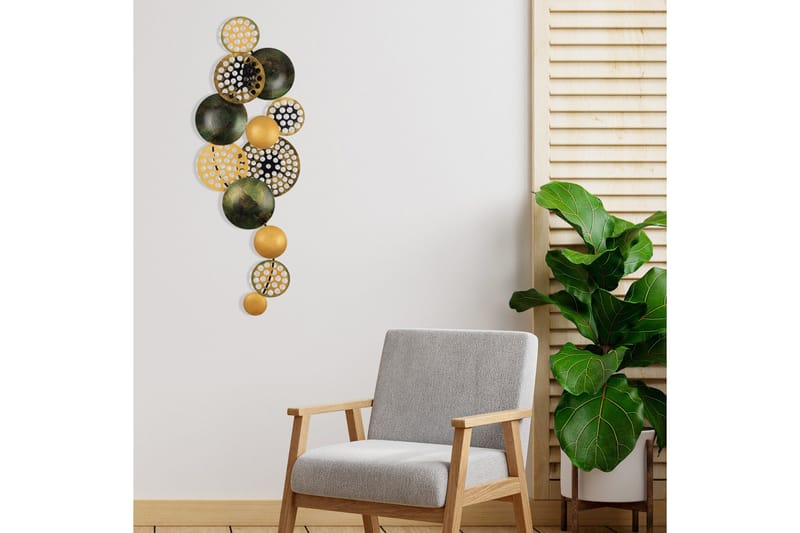 Bronte - Väggdekor - Orange/Grön - Inredning & dekor - Väggdekor - Skyltar - Plåtskylt