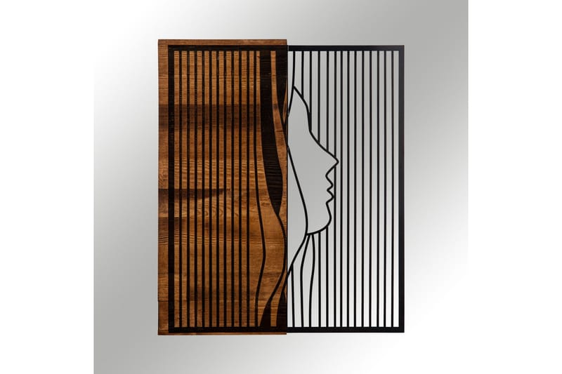 Captivity Väggdekor - Svart/Valnöt - Inredning & dekor - Väggdekor - Skyltar - Plåtskylt