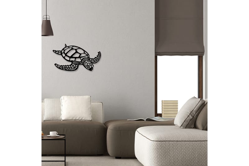 Caretta Caretta Väggdekor - Svart - Inredning & dekor - Väggdekor - Skyltar - Plåtskylt