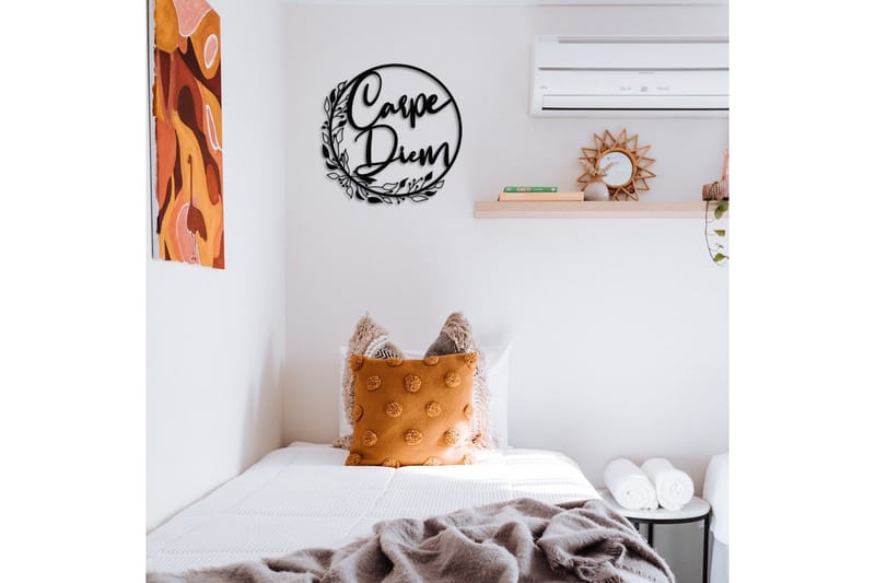 Carpe Diem Väggdekor - Svart - Inredning & dekor - Väggdekor - Skyltar - Plåtskylt