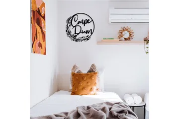 Carpe Diem Väggdekor - Svart - Inredning & dekor - Väggdekor - Skyltar - Plåtskylt