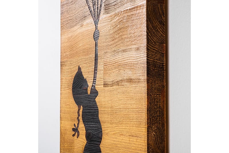 Child And Balloons Väggdekor - Svart - Inredning & dekor - Väggdekor - Skyltar - Plåtskylt