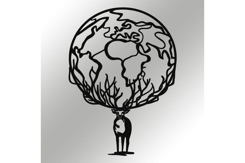 Confused Väggdekor - Svart - Inredning & dekor - Väggdekor - Skyltar - Plåtskylt