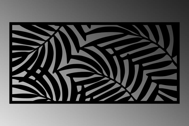 Decorative Panel 4 - Väggdekor - Svart - Inredning & dekor - Väggdekor - Skyltar - Plåtskylt