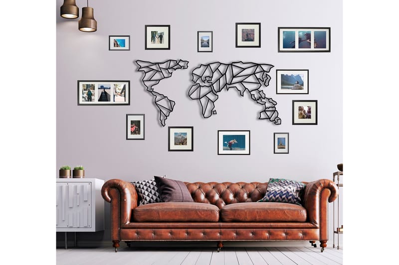 Dekorativ Väggaccessoar - Svart - Inredning & dekor - Väggdekor - Skyltar - Plåtskylt