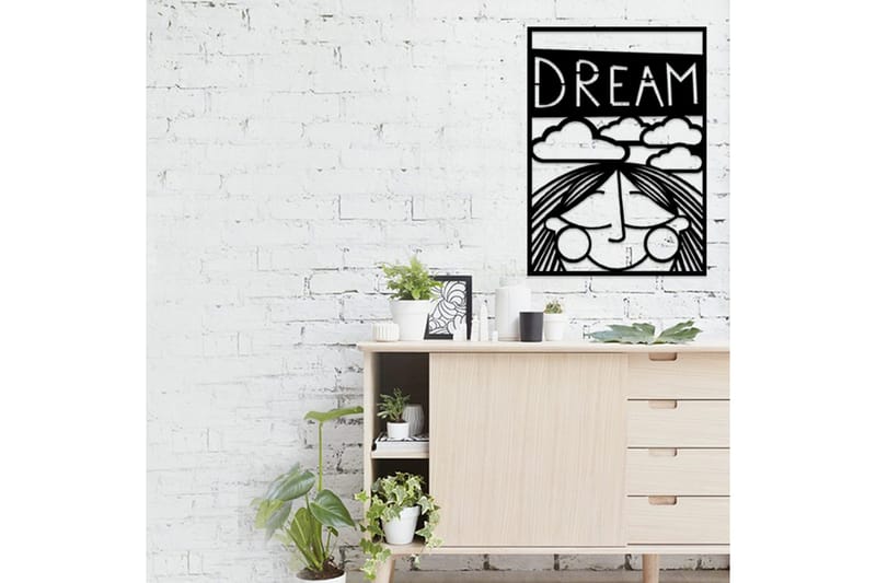 Dekorativ Väggaccessoar - Svart - Inredning & dekor - Väggdekor - Skyltar - Plåtskylt