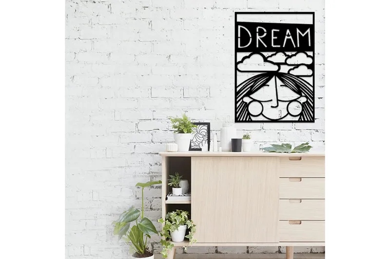 Dekorativ Väggaccessoar - Svart - Inredning & dekor - Väggdekor - Skyltar - Plåtskylt