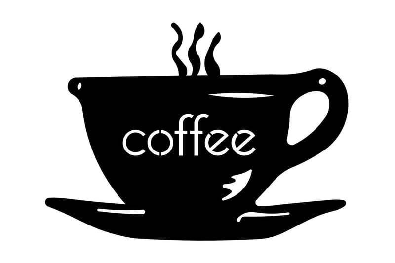 Dekorativ Väggaccessoar, Svart