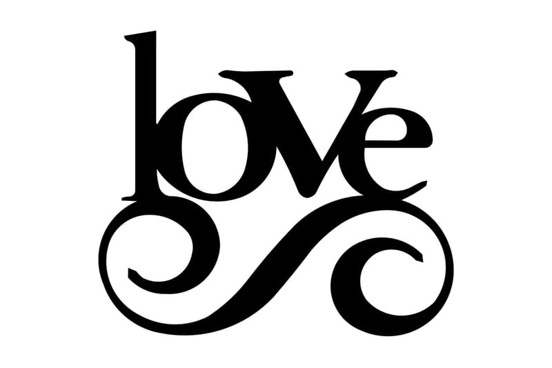 Dekorativ Väggaccessoar, Svart