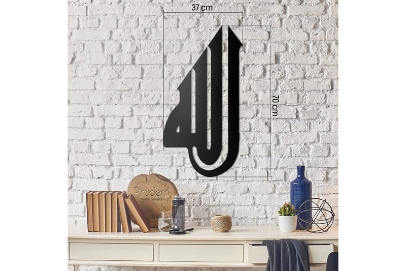 Dekorativ Väggaccessoar - Svart - Inredning & dekor - Väggdekor - Skyltar - Plåtskylt