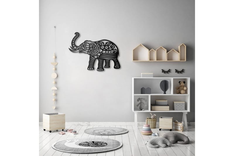 Dekorativ Väggaccessoar - Svart - Inredning & dekor - Väggdekor - Skyltar - Plåtskylt