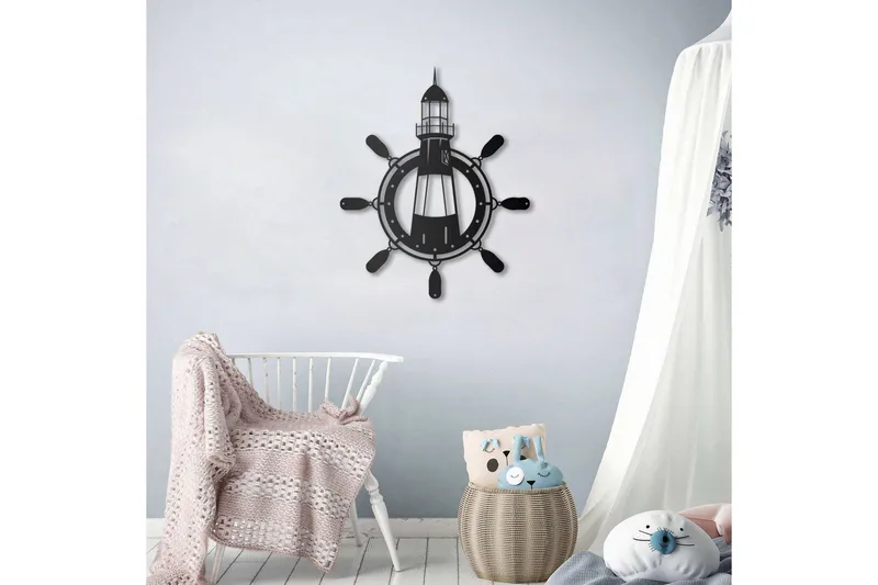 Dekorativ Väggaccessoar - Svart - Inredning & dekor - Väggdekor - Skyltar - Plåtskylt