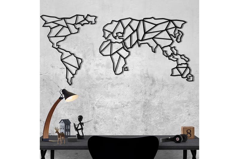 Dekorativ Väggaccessoar - Svart - Inredning & dekor - Väggdekor - Skyltar - Plåtskylt