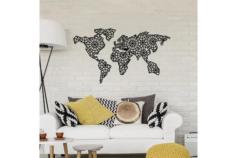 Dekorativ Väggaccessoar - Svart - Inredning & dekor - Väggdekor - Skyltar - Plåtskylt