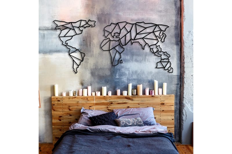 Dekorativ Väggaccessoar - Svart - Inredning & dekor - Väggdekor - Skyltar - Plåtskylt