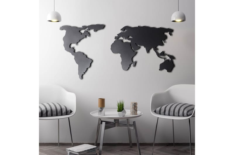 Dekorativ Väggaccessoar - Svart - Inredning & dekor - Väggdekor - Skyltar - Plåtskylt